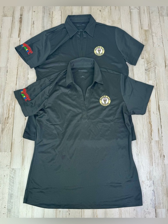 Port Authority Other - Great American Cookie Company Uniform Shirt Size Large Black Lot Of 2